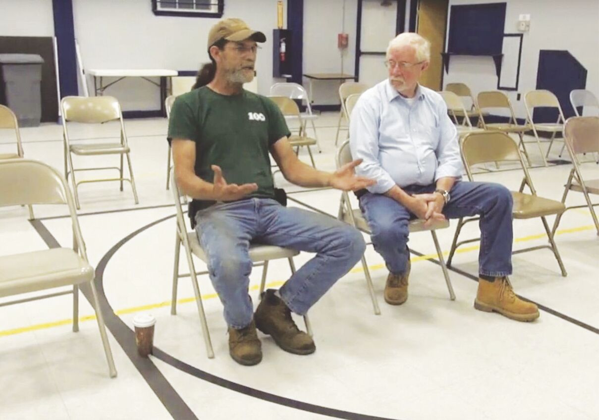 Ossipee man presses board on rights for unvaxxed